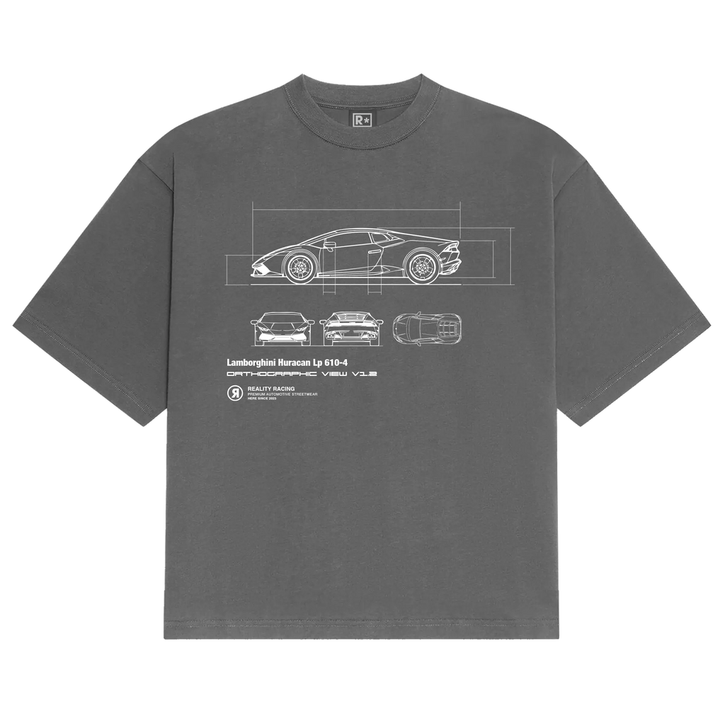 Orthographic Huracan Tee
