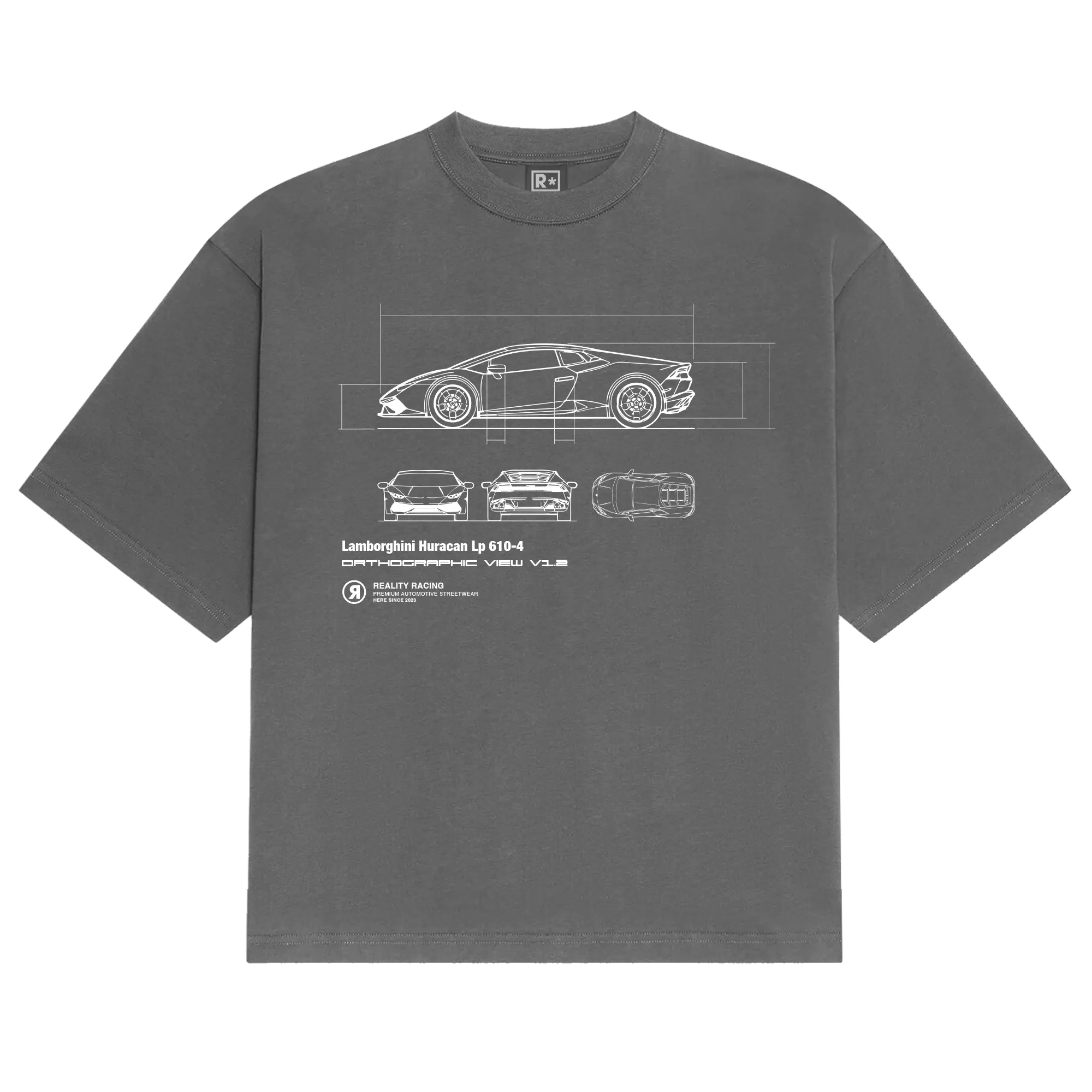 Orthographic Huracan Tee