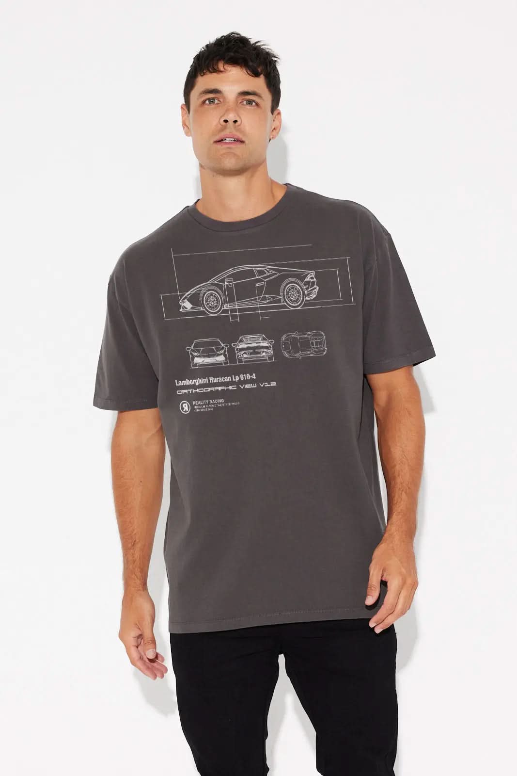 Orthographic Huracan Tee