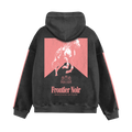 Pink Frontier Noir Hoodie